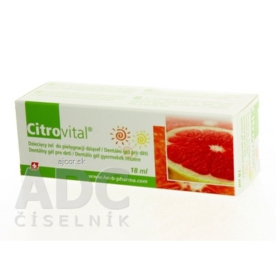 Herb-Pharma AG Citrovital Dentálny gél pre deti 1x18 ml