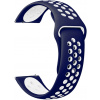 Remienok Eternico Sporty Universal Quick Release 22mm Pure White and Blue (AET-U22SP-WHBL)