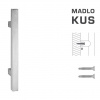 FT - MADLO kód 831 25x25 mm ST ks NEM - nerez matná (F60) 600 mm 25x25 mm – cena za ks