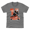 Anaheim Ducks Detské - Trevor Zegras Rough Grey NHL Tričko 14-16 rokov