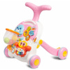 Detské interaktívne chodítko, stolček s príslušenstvom 2v1, TOYZ, ružové Toyz