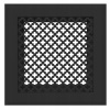 Vetracia krbová mriežka Mikavent 15x15 cm ČIERNA VYPR