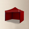 BRIMO Exkluzívny oceľový párty stan ROZMER STANU: 3x3m, Farba: Červený