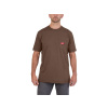 MILWAUKEE Vreckové tričko s krátkym rukávom hnedé WTSSBR L
