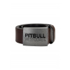 PitBull West Coast- kožený opasek TNT hnědý - délka 120cm