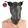 Fetish Collection Dog Mask – psia maska, čierna, S–L