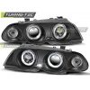 PREDNÉ SVETLÁ ANGEL EYES ČIERNA pre BMW E46 05.98-08.01 S/T