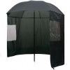 Zelený rybársky dáždnik vidaXL 240 x 210 cm