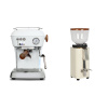 Ascaso Dream PID, Cloud White + ECM C-Manuale 54, cream, oliva