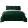 Prikrývka na posteľ - Syl-Mar Polyester 240 x 220 cm posteľná bielizeň, odtiene šedej (Dvojitá prešívaná prikrývka 220x240)