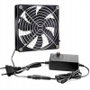 SUPER SILENT TICHÝ FAN VENTILÁTOR VETRÁK PUZDRO PC 120 mm s rýchlou kontrolou