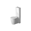 DURAVIT Starck 1 WC misa kombi s Vario odpadom, 415 mm x 385 mm x 640 mm, 0233090064