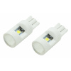 COMPASS Žárovka 6LED 3030 12V T10 CERAMIC s rezistorem CAN-BUS ready bílá 2ks