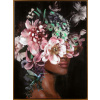 ArtFir Obraz WOMAN 466A | tmavoružová 60 x 80 cm