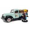 Autoworld Ford usa Pick-up Nákladné auto s figúrkou Monopoly 1940 1:18 Veľmi svetlá zelená čierna