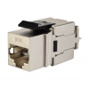 Solarix Keystone 10G CAT6A STP černý, SXKJ-10G-STP-BK-NA