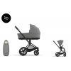 Cybex Platinum CYBEX Priam Set + Platinum Footmuff mirage grey 2025 matt black