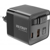 VOLTCRAFT UC-2C1A65W02 USB nabíječka 65 W 1x USB A , 2x USB-C® Počet výstupů: 3 x GaN, USB Power Delivery (USB-PD) , Rychlonabíječka
