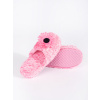 Shelvt Pink children's slippers with a decorative flower ružová 31 Shelvt 0000296667390
