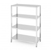 Hendi 812563 Skladový regál so 4 policami, montovaný 1200x600x (H) 1800 mm