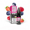 Riot S:ALT Hybrid Strawberry Raspberry Blueberry (Jahoda, malina a borůvka) 10ml intenzita nikotinu 20mg tabáková nálepka Kolek Q