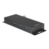 STARTECH Industrial 4 Port USB C Hub 10Gbps 3A/1C, STARTECH Industrial 4 Port USB C Hub 10Gbps 3A/1 HB31C3A1CME