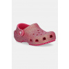 Šľapky Crocs CLASSIC IRIDESCENT GLITTER CLOG KIDS ružová farba, 210985 210985.CROCS.CLASSIC.IR EUR 19/20