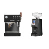 Ascaso Steel DUO PID PLUS, Black&Wood + Eureka Atom 60, black