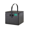 Termobox na pizzu s černým úchytem 6 ks (33 cm)| TOM, R-EPPZ35265BST černá