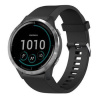 FIXED Silikonový řemínek Silicone Strap pro Garmin QuickFit 20mm, černý
