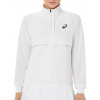 Dámske mikiny Asics Womens Match Jacket - brilliant white - Biely (S)