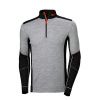 Pánské funkční triko HELLY HANSEN WORKWEAR LIFA MERINO 939 grey melange velikost XXL