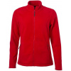 Ladies Fleece Jacket , Black, XS Farba: Red, Velkost: XS