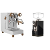 Lelit MaraX3 PL62X3, white + Eureka Mignon Turbo, CR black