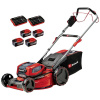 Einhell Professional GP-CM 36/52 S Li BL (4x5,2Ah) na akumulátor akumulátorová kosačka na trávu vr. 2. Nabíjačka Twincharger, Vr. 4 akumulátorov 18 V Šírka; 3413320