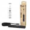 Club3D hub USB-C, 7-in-1 hub s 2x USB, 1xHDMI, 1xUSB-C PD, RJ45, microSD/SD, 140W, 4K60Hz, 1m kabel CSV-2555