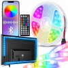 LED pásik RGB 5 m, podsvietenie televízora s diaľkovým ovládaním, USB ovládač
