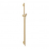 Hansgrohe Unica, S Puro sprchová tyč 900 mm so sprchovou hadicou Isiflex 1600 mm, kartáčovaný bronz, HAN-28631140