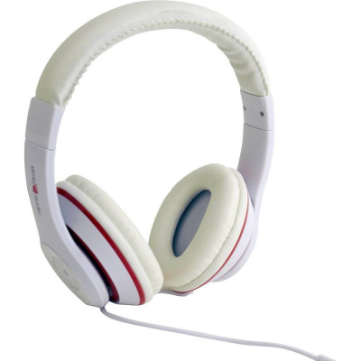 Gembird Los Angeles slúchadlá On Ear káblové biela Headset; MHS-LAX-W