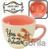 CurePink Keramický hrnek 3D Friends Přátelé You Are My Lobster SC 285 ml