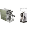 Stone Espresso Mine Green + Eureka Mignon Turbo, CR chrome