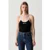 Karl Lagerfeld Jeans body dámske s bavlnou B3W17028 čierna L