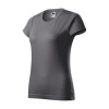Malfini Basic W T-shirt MLI-13436 steel (182367) Black/Green L
