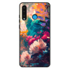 Lesklé pouzdro iSaprio pro Huawei P30 Lite - Flower Design (Lesklé pouzdro, kryt, obal iSaprio Exclusive na mobil Huawei P30 Lite s motivem Flower Design - elegantní skleněný vzhled, skvělá ochrana mo