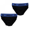 Lonsdale 2 Pack Briefs Junior Boys Black/Blue 13 rokov