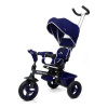 BABY MIX Detská trojkolka 5v1 RIDER 360° modrá 100x82x50 modrá