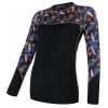 Sensor Merino Impress LS Black/Floral S