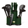 Berlingerhaus Sada nožů a kuchyňského náčiní ve stojanu 12 ks Emerald Collection BH-6250