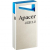 Apacer USB flash disk, USB USB 3.0 (3.2 Gen 1), 32GB, AH155, strieborný, USB A, s pútkom AP32GAH155U-1