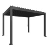 Biohort pergola 4x3 - 404,5 x 312 cm, tmavosivá metalická B440420